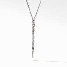 Load image into Gallery viewer, Helena Y Necklace with 18K Yellow Gold with Diamonds