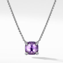 Load image into Gallery viewer, Chatelaine Pendant Necklace with Amethyst and Diamonds