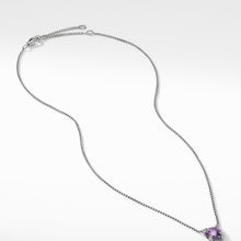 Load image into Gallery viewer, Chatelaine Pendant Necklace with Amethyst and Diamonds