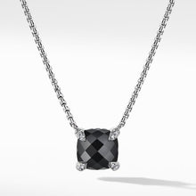Load image into Gallery viewer, Chatelaine Pendant Necklace with Black Onyx and Diamonds