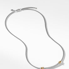 Load image into Gallery viewer, Petite Helena Station Necklace with 18K Yellow Gold and Diamonds