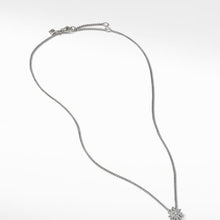 Load image into Gallery viewer, Petite Starburst Station Necklace with Diamonds