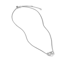 Load image into Gallery viewer, Cable Collectibles Double Heart Necklace with Diamonds