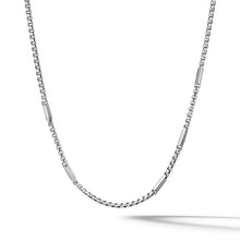 Load image into Gallery viewer, Streamline Station Box Chain Necklace