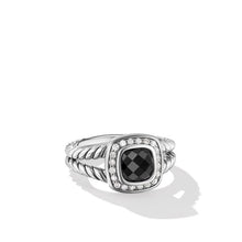 Load image into Gallery viewer, Petite Albion Ring with Black Onyx and Diamonds
