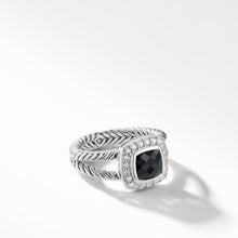 Load image into Gallery viewer, Petite Albion Ring with Black Onyx and Diamonds