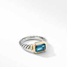 Load image into Gallery viewer, Novella Ring with Hampton Blue Topaz and 18K Yellow Gold