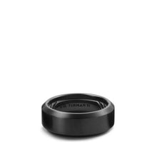 Load image into Gallery viewer, Beveled Band in Black Titanium