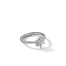 Load image into Gallery viewer, Petite Starburst Station Ring with Pave Diamonds