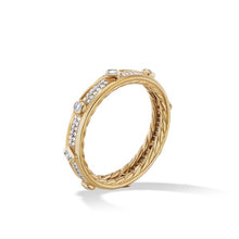 Load image into Gallery viewer, Modern Renaissance Ring in 18K Yellow Gold with Full Pave Diamonds