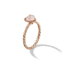 Load image into Gallery viewer, Chatelaine Heart Ring in 18K Rose Gold with Morganite