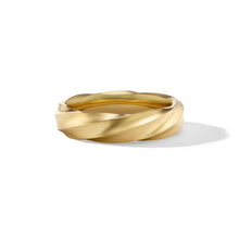Load image into Gallery viewer, Cable Edge Band Ring in Recycled 18K Yellow Gold
