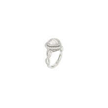 Load image into Gallery viewer, Royal Collection Diamond Heart Halo Ring