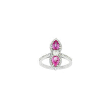 Load image into Gallery viewer, Royal Collection Pink Sapphire and Diamond Ring