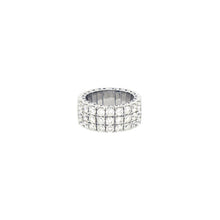 Load image into Gallery viewer, Royal Collection 3 Row Flexible Diamond Ring