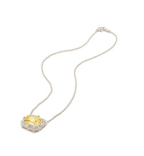 Load image into Gallery viewer, Aria Canary Crystal Pendant