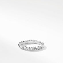 Load image into Gallery viewer, DY Unity Cable Wedding Band in Platinum, 2.45mm