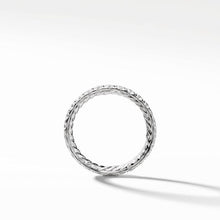 Load image into Gallery viewer, DY Eden Single Row Wedding Band with Diamonds in Platinum, 2.8mm