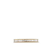 Load image into Gallery viewer, DY Eden Alternating Baguette Diamond Band Ring in 18K Yellow Gold
