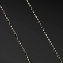 Load image into Gallery viewer, BOX CHAIN WITH GREY TITANIUM, 2.7MM