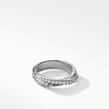 Load image into Gallery viewer, The Crossover Collection Ring with Diamonds