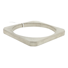 Load image into Gallery viewer, Royal Collection Sterling Silver Square Profile Brushed Matte Bangle
