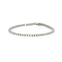 Load image into Gallery viewer, Royal Collection White Gold Diamond Tennis Bracelet
