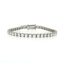 Load image into Gallery viewer, Royal Collection Classic Round Diamond Tennis Bracelet in White Gold
