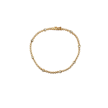 Load image into Gallery viewer, Royal Collection Bezel-Set Diamond Tennis Bracelet in Yellow Gold
