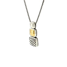 Load image into Gallery viewer, Royal Estate David Yurman Two-Tone Cushion Necklace
