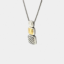 Load image into Gallery viewer, Royal Estate David Yurman Two-Tone Cushion Necklace
