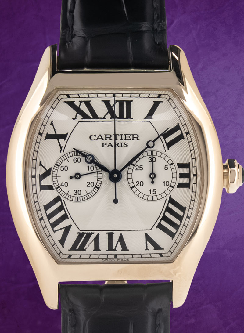 Cartier Collection Privee Tortue XL Monopoussoir Chronograph