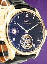 Load image into Gallery viewer, IWC Portuguese Hand Wound Tourbillon Day &amp; Night (Model: IW545901)
