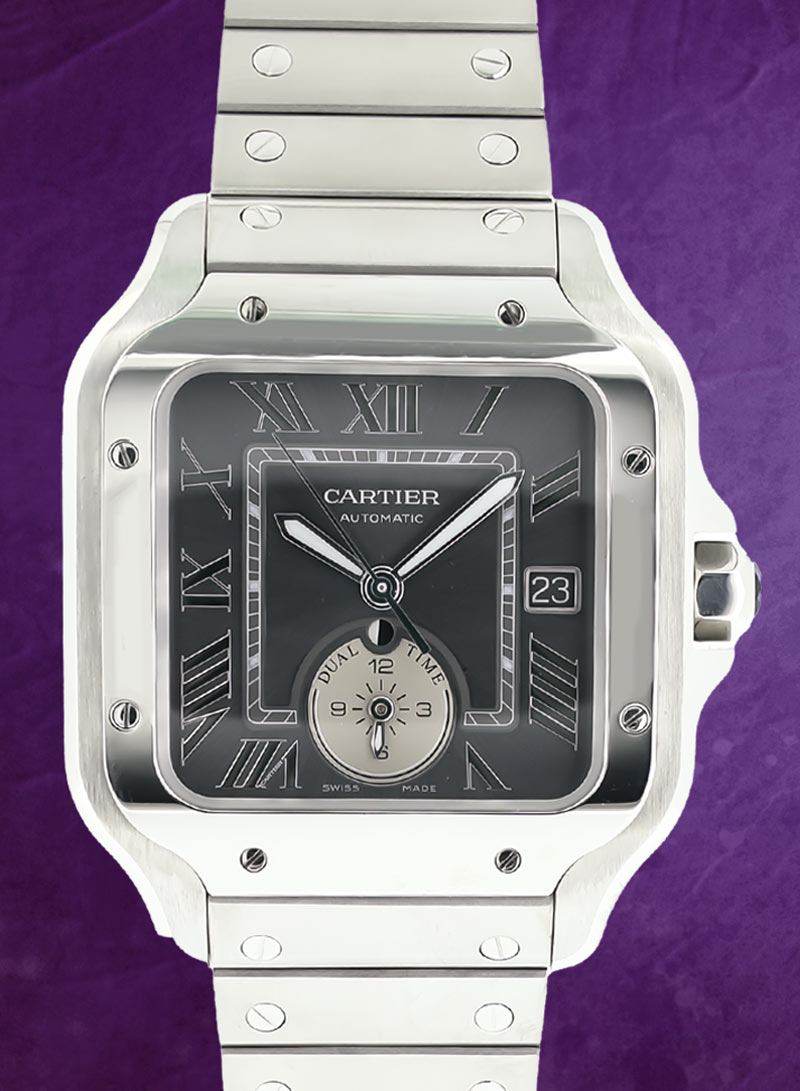 Cartier Santos de Cartier Dual Time (Model: WSSA0076)