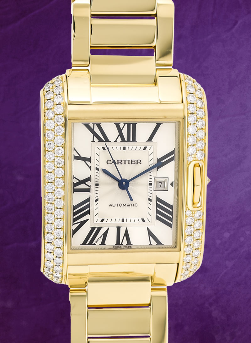 Cartier Tank Anglaise Large Model (Model: WT100006)