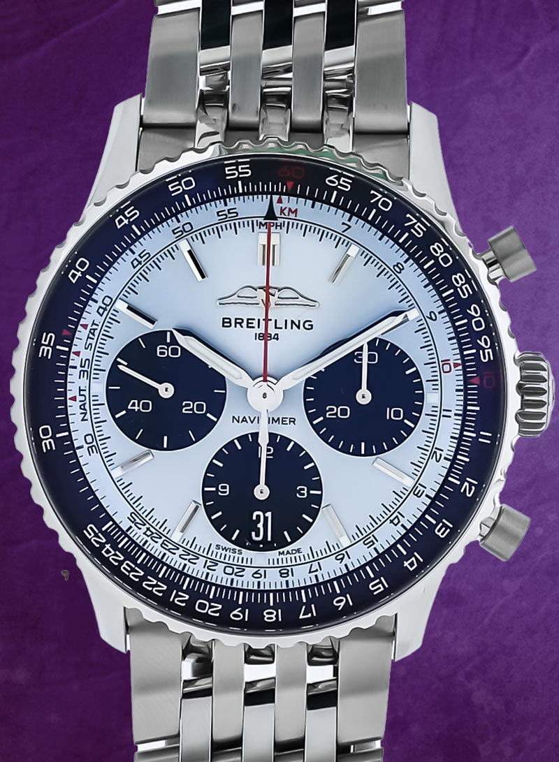 Breitling Navtimer B01 Chronograph 41 (Model: AB0121211C1P1)