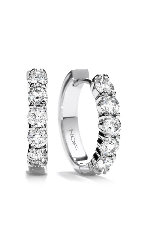 Hearts on Fire Small Mini Hoop Earrings