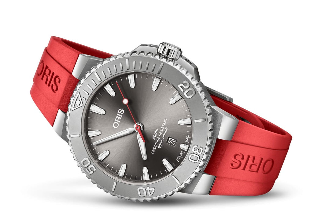 Oris Aquis Date Relief - Grey Dial Watch 01733778941530742336FC