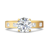 Martin Flyer 14K Yellow Gold 0.84 ct Diamond Engagement Ring