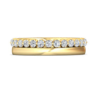 Martin Flyer 14K Yellow Gold 0.52 ct Diamond Wedding Band