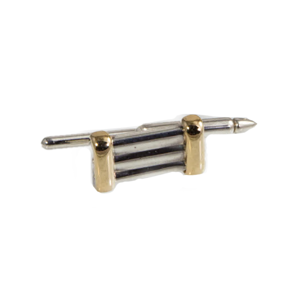 Royal Collection Grooved Rectangular Cufflinks
