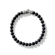 Load image into Gallery viewer, Spiritual Beads Bracelet in Sterling Silver with Black Onyx

