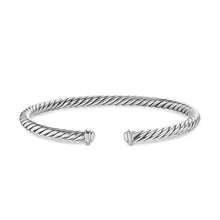 Load image into Gallery viewer, Cable Flex  Bracelet in Sterling Silver, 4mm
