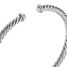 Load image into Gallery viewer, Cable Flex  Bracelet in Sterling Silver, 4mm
