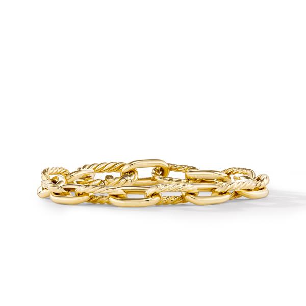 DY Madison Chain Bracelet in 18K Yellow Gold