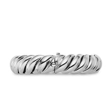 Load image into Gallery viewer, Sculpted Cable Bracelet in Sterling Silver, 14mm
