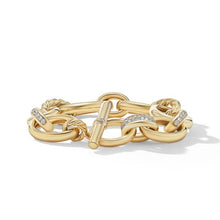 Load image into Gallery viewer, DY Mercer Bracelet in 18K Yellow Gold with Pave Diamonds
