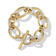 Load image into Gallery viewer, DY Mercer Bracelet in 18K Yellow Gold with Pave Diamonds
