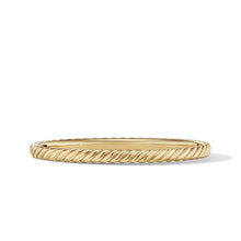 Load image into Gallery viewer, Sculpted Cable Bangle Bracelet in 18K Yellow Gold

