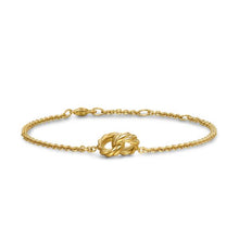 Load image into Gallery viewer, Sculpted Cable Chain Bracelet in 18K Yellow Gold, 8mm
